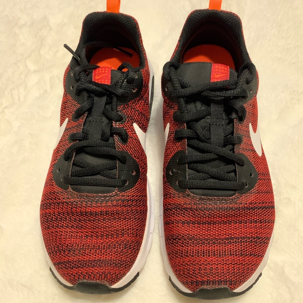 Boys Nike Air athletic shoes.